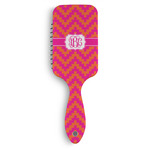 Pink & Orange Chevron Hair Brushes (Personalized)