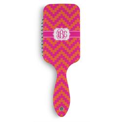 Pink & Orange Chevron Hair Brushes (Personalized)
