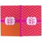 Pink & Orange Chevron Hard Cover Journal - Apvl