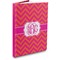 Pink & Orange Chevron Hardbound Journal (Personalized)