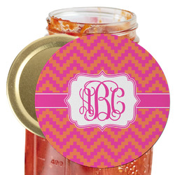 Pink & Orange Chevron Jar Opener (Personalized)