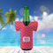 Pink & Orange Chevron Jersey Bottle Cooler - LIFESTYLE