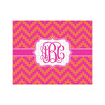 Pink & Orange Chevron 500 pc Jigsaw Puzzle (Personalized)