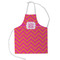 Pink & Orange Chevron Kid's Apron - Small (Personalized)