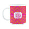 Pink & Orange Chevron Plastic Kids Mug (Personalized)
