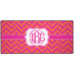 Pink & Orange Chevron Gaming Mouse Pad (Personalized)
