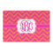 Pink & Orange Chevron Large Rectangle Car Magnets- Front/Main/Approval