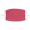 Pink & Orange Chevron Adult Cloth Face Mask - XLarge