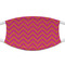 Pink & Orange Chevron Cloth Face Mask (T-Shirt Fabric)