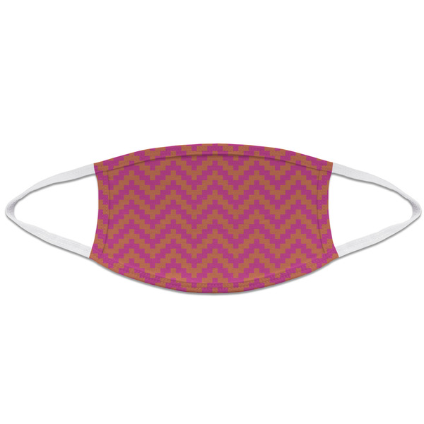 Pink & Orange Chevron Mask2