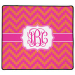 Pink & Orange Chevron XL Gaming Mouse Pad - 18" x 16" (Personalized)