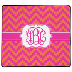 Pink & Orange Chevron XL Gaming Mouse Pad - 18" x 16" (Personalized)