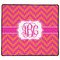 Pink & Orange Chevron XXL Gaming Mouse Pads - 24" x 14" - FRONT