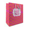 Pink & Orange Chevron Medium Gift Bag - Front/Main