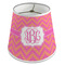 Pink & Orange Chevron Empire Lamp Shade (Personalized)