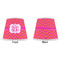Pink & Orange Chevron Poly Film Empire Lampshade - Approval