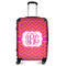 Pink & Orange Chevron Suitcase - 24" Medium - Checked (Personalized)