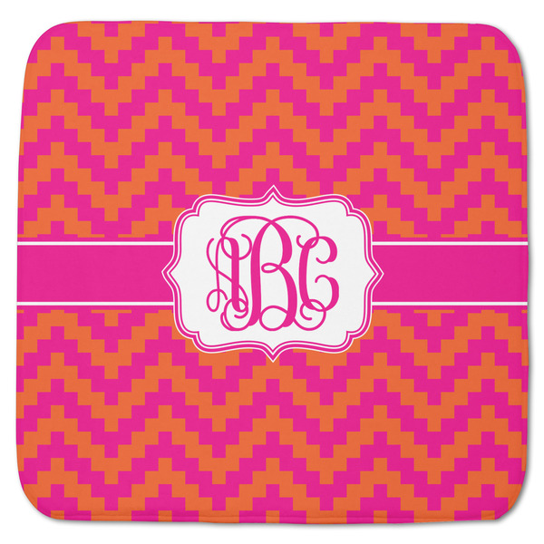 Pink & Orange Chevron Memory Foam Bath Mat 48 X 48