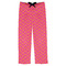 Pink & Orange Chevron Mens Pajama Pants - S