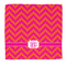 Pink & Orange Chevron Microfiber Dish Rag (Personalized)