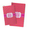 Pink & Orange Chevron Microfiber Golf Towel (Personalized)