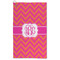 Pink & Orange Chevron Microfiber Golf Towel (Personalized)