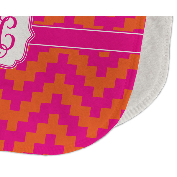 Pink & Orange Chevron Old Burp Detail