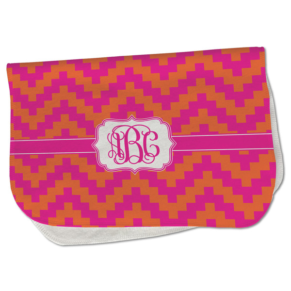 Pink & Orange Chevron Old Burp Folded
