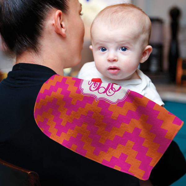 Pink & Orange Chevron Old Burp - Lifestyle