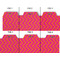 Pink & Orange Chevron Page Dividers - Set of 6 - Approval