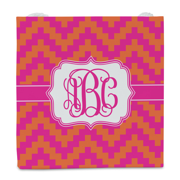 Pink & Orange Chevron Party Favor Gift Bag - Matte - Front