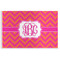 Pink & Orange Chevron Disposable Paper Placemats (Personalized)