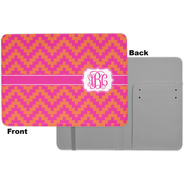 Pink & Orange Chevron Passport Holder - Apvl