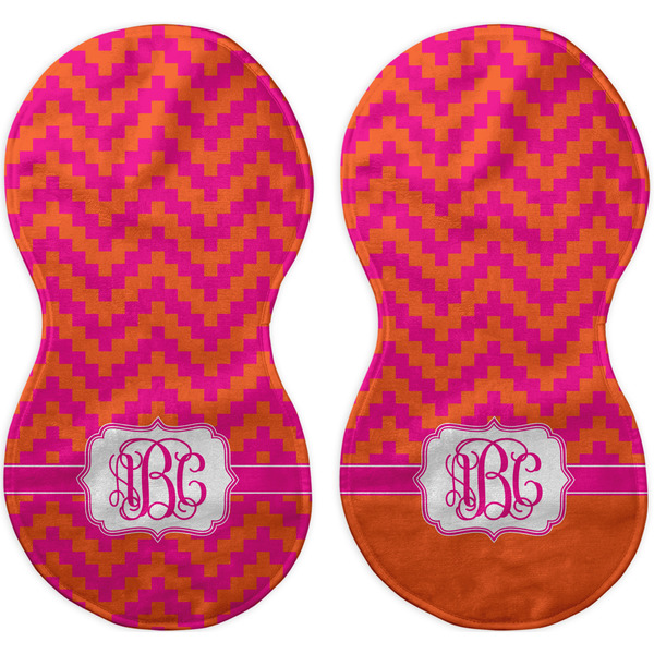 Pink & Orange Chevron Peanut Shaped Burps - Approval