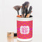 Pink & Orange Chevron Pencil Holder - LIFESTYLE makeup