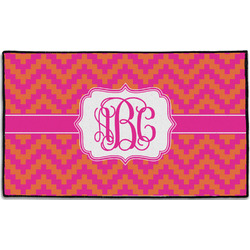 Pink & Orange Chevron Door Mat - 60"x36" (Personalized)