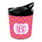 Pink & Orange Chevron Plastic Ice Bucket (Personalized)