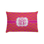 Pink & Orange Chevron Pillow Case - Standard (Personalized)