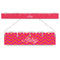 Pink & Orange Chevron Plastic Ruler - 12" (Personalized)