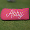 Pink & Orange Chevron Putter Cover - Front