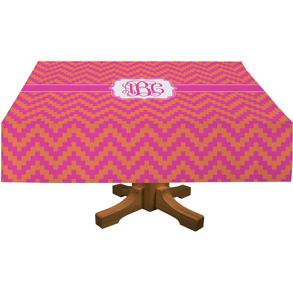 Pink & Orange Chevron Tablecloths (Personalized)