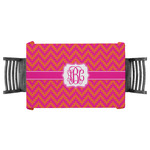 Pink & Orange Chevron Tablecloth - 58"x58" (Personalized)