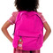 Pink & Orange Chevron Sanitizer Holder Keychain - LIFESTYLE Backpack (LRG)