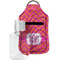 Pink & Orange Chevron Hand Sanitizer & Keychain Holder (Personalized)