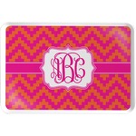Pink & Orange Chevron Serving Tray (Personalized)