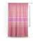 Pink & Orange Chevron Sheer Curtain