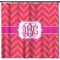 Pink & Orange Chevron Shower Curtain - Custom Size (Personalized)