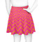 Pink & Orange Chevron Skater Skirt - Back