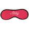Pink & Orange Chevron Sleeping Eye Masks - Large (Personalized)