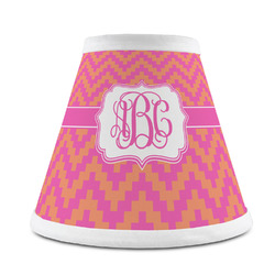 Pink & Orange Chevron Chandelier Lamp Shade (Personalized)